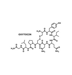 Oxytocin Chemical Formula Love Closeness Hormone