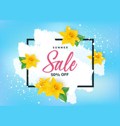 Summer Sale Lettering In Frame