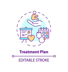 Treatment Plan Concept Icon