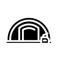 Roof Tent Vacation Glyph Icon