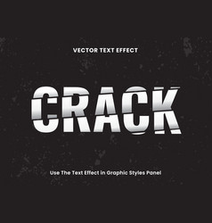 Crack Cut Editable Text Effect