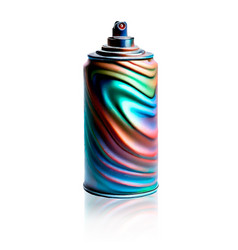 Retro Cartoon Spray Paint Can