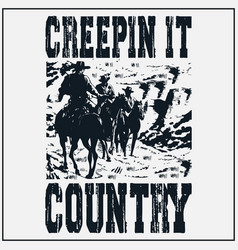 Creepin It Country Vintage Western Halloween Hal