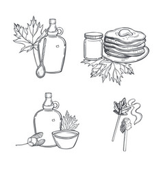 Maple Syrup Set Sketch