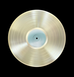 Platinum Vinyl Record Realistic Award Disc