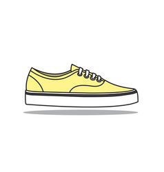 Yellow Sneakers Icon