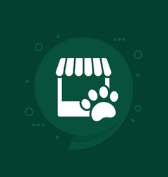 Pet Store Or Shop Icon