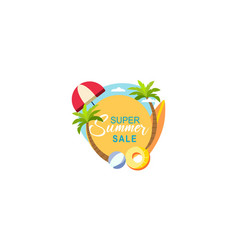 Super Summer Sale Logo Banner