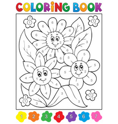 Coloring Book With Flower Theme 9