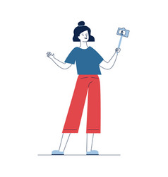 Woman Taking Selfie