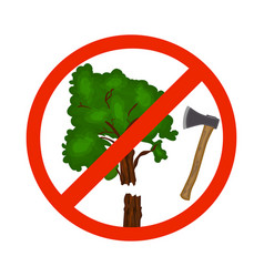 Dont Cut Down Trees Sign