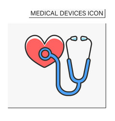 Stethoscope Color Icon