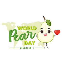 World Pear Day Poster Design