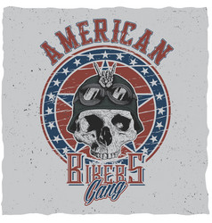 American Bikers Gang Poster