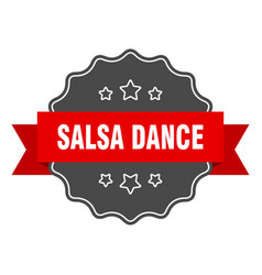 Salsa Dance Red Label Dance Isolated Seal