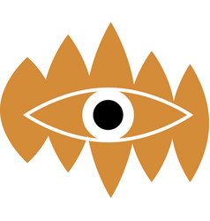 Symbol All Seeing Eye Tongues Flames