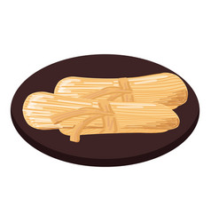 Churros Icon Cartoon Mexican Food