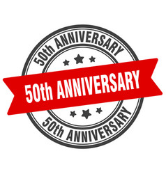 50th Anniversary Stamp Label