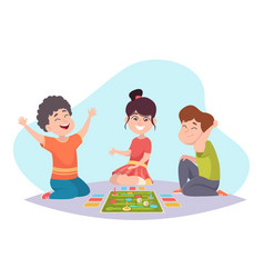 Kids Playing Board Games Home Occupation For Big