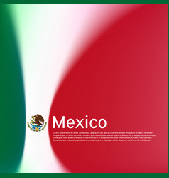 Mexico Flag Background Blurred Pattern