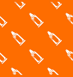 Toothpaste Tube Pattern Orange