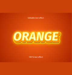 Orange Text Effect