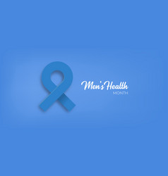 Mens Health Month Concept Horizontal Banner Design