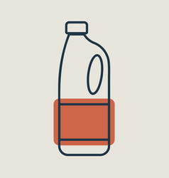 Milk Plastic Bottle Icon