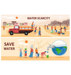 Save Water Horizontal Banners