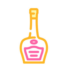 Brandy Glass Bottle Color Icon