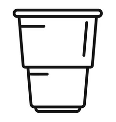 Plastic To Go Cup Icon Outline Eco Recycle