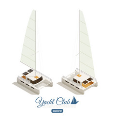 Yacht Club Isometric Design