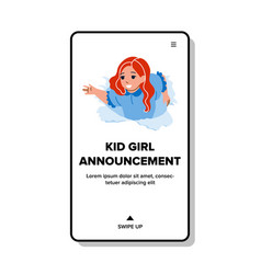 Kid Girl Announcement Children Clothes