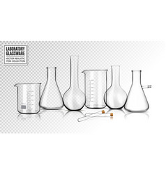 Collection Of Empty Chemical Glassware