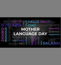 International Mother Language Day Background