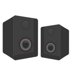 Loudspeaker System On A White Background