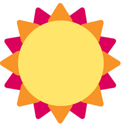 Sun Zig Zag Icon