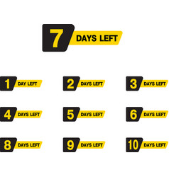 Time Days Countdown Banner Template