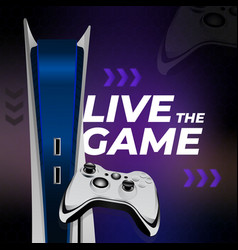 Banner Design Of Live The Game