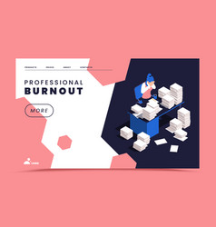 Burnout Syndrome Concept