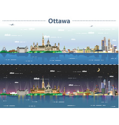 Ottawa At Day And Night