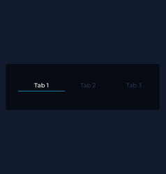 Active First Tab In Menu Bar Ui Element Template