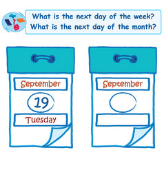 Logical Task What Is The Next Day Of The Week