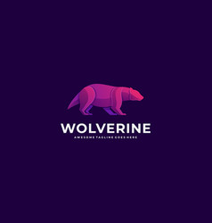 Logo Wolverine Walk Gradient Colorful