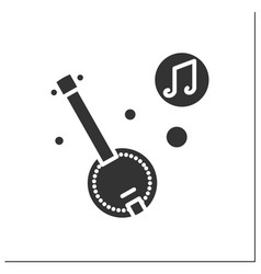 Banjo Glyph Icon