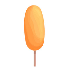 Corndog Icon Cartoon Hot Food