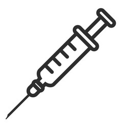 Syringe Icon Medical Needle For Injection