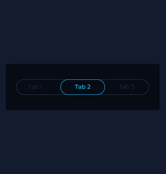 Chosen Second Tab In Menu Bar Ui Element Template