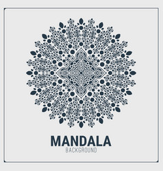 Mandala Flat Background Design Template