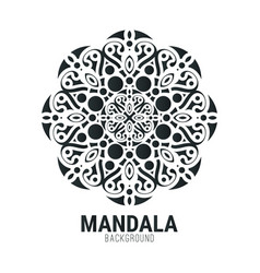 Mandala Flat Background Design Template